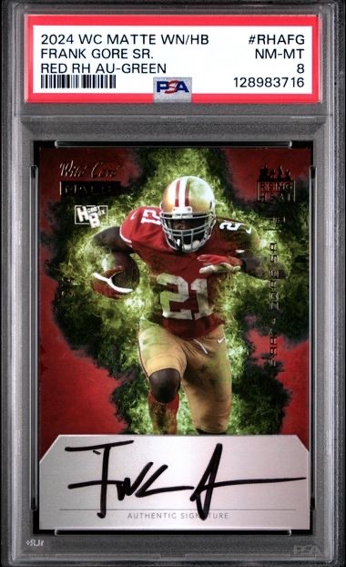 2024 Wild Card - Frank Gore Sr. #RHAFG