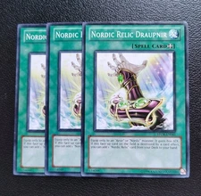 Yu-Gi-Oh - Nordic Relic Draupnir  3X - Full Playset