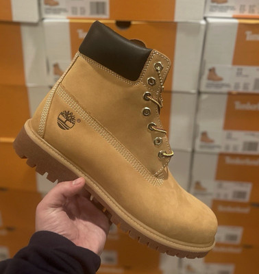 NEW Timberland 6 Inch Boot Wheat Nubuck Premium TB010061-713 Men's Sz 9.5