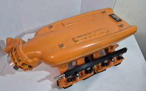 LS Swap GM High Rise Intake Square Port Head Throttle Body Injectors Rail Orange