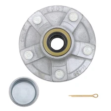 Labwork Trailer 5-Bolt Hub Assembly-2000lb Weight Capacity w/ 1-1/16-In Bearings