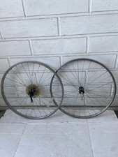 Pair Of Parallax Shimano Deore Lx Hubs With 26 Aluminum Rims Great Condition.