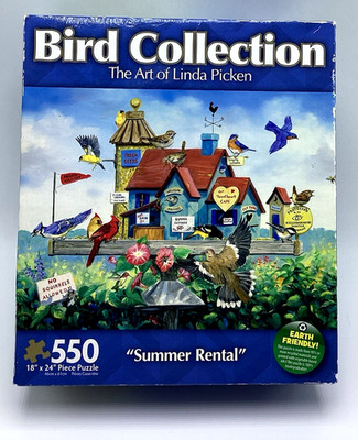 The Art of Linda Picken  Summer Rental Bird Collection 500 pc Jigsaw Puzzle 2012