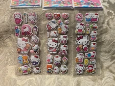 Retro Vintage Look Hello Kitty 3D Bubble Puffy Stickers 3 sets (#3)
