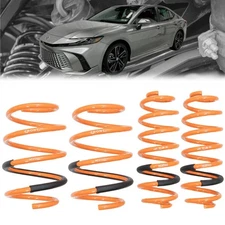 Megan 4PCs Orange Street Coil Lowering Springs Kit For 25+ Toyota Camry XV80