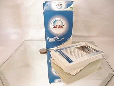 2001 Ah Ha Discovery Card Deck STEM Creativity Tool IP Capitol Group Creative Th