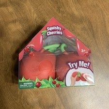 Sunny Days Squeezy Cherries Viral Squish Squishy Kids Sensory Toy NEW Authentic