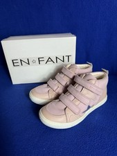 En Fant Mädchen Sneaker Gr. 35 Echtleder Rosa Turnschuhe Klettverschluss Neu OVP