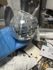 5 Disco Ball With Mosaic Mirror Tiles Hanging Decoration