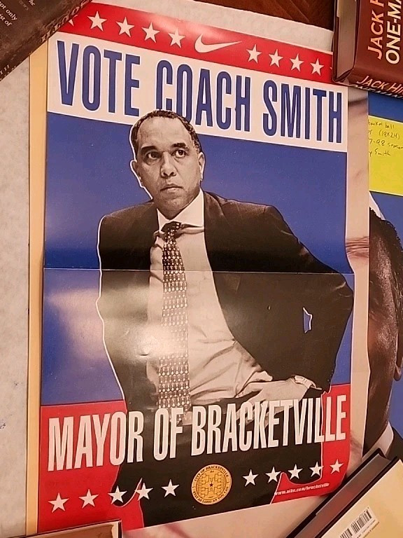 VTG Nike Poster NCAA Basketball Tournament UK Wildcats Tubby Smith Bracketville