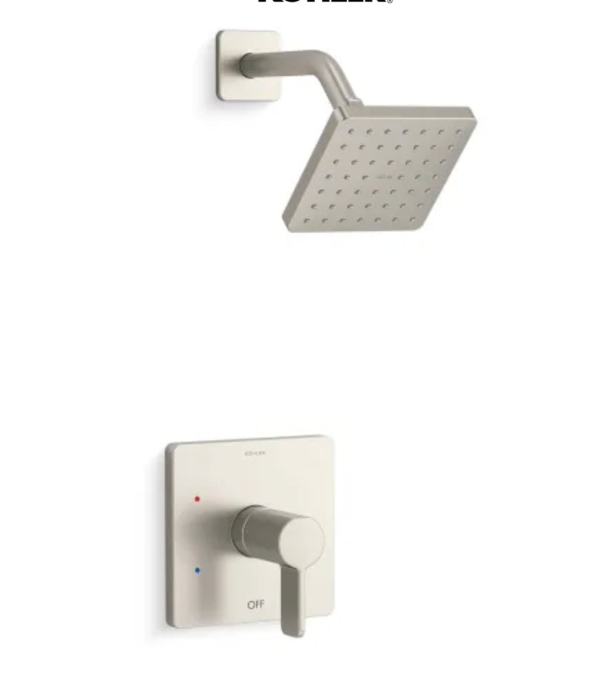Kohler Parallel K-TS23503-4G-BN Rain Shower Head Valve Trim 