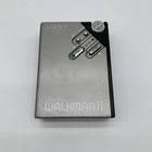 Vintage Sony Stereo Walkman II WM-2 Cassette Player Silver Metal Needs Belt