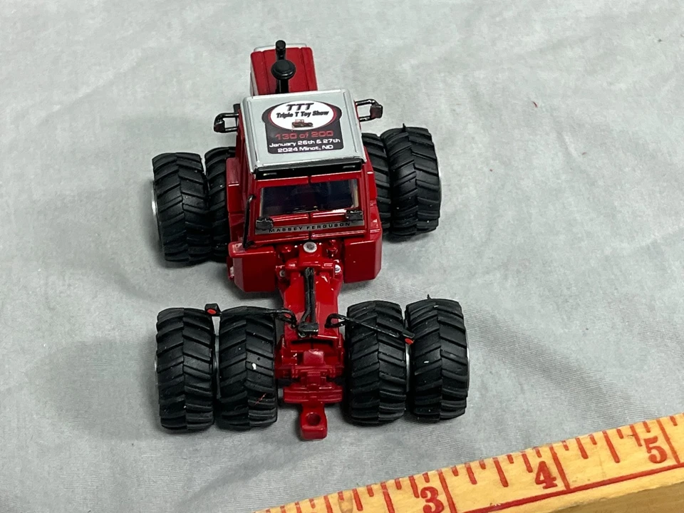 Massey Ferguson 4880 4WD Tractor TTT Toy Show Minot 2024 1:64 NIB - Image 4 of 4