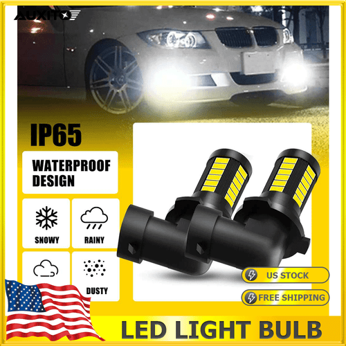 AUXITO Lighting Super Bright LED 9145 9005 Driving Fog Light Bulb 6000K White - Picture 1 of 7