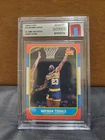 Fleer 1986-87 Wayman Tisdale RC #113 Pacers Jersey Fusion Patch Auto BAS 1/1