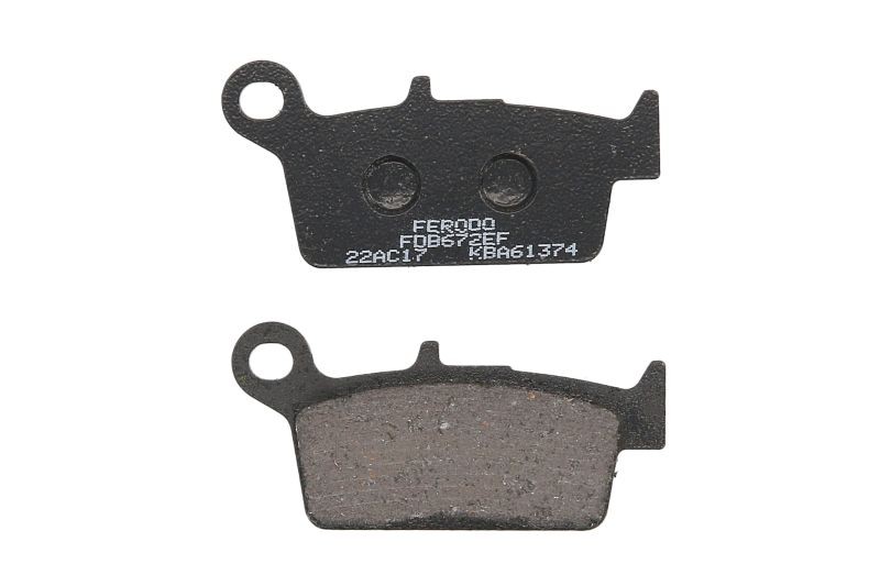Für FERODO FDB672EF Brake pads FDB672EF  eco friction, intended use road-small