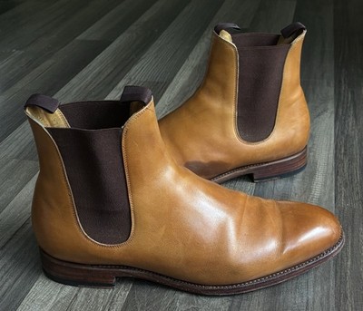 Meermin Chelsea Boots Men s Size 10 (flaw-mark)  Camel Mallorca