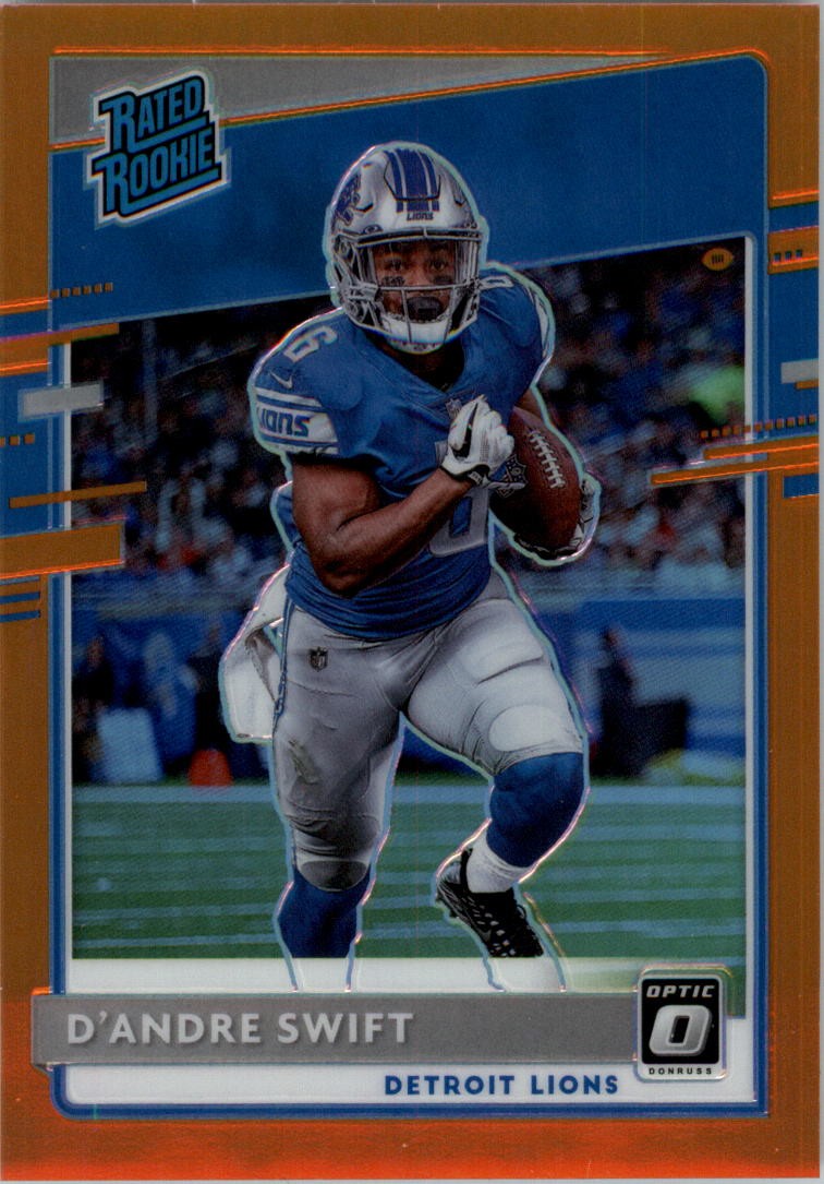 2020 Donruss Optic Orange #159 D'Andre Swift RR /199 - FB