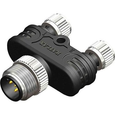 1PC RS PRO 2017235 Splitter 1 x M12 Plug Connector to 2 x M8 Socket Connect
