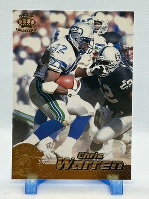 Chris Warren 1996 Pacific Crown Collection #400 - Seattle Seahawks