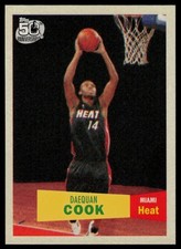 2007-08 Topps #131 Daequan Cook 1957-58 Variations Miami Heat