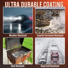 2 in 1 Rust Conveter Matte Black 35 Oz Auto anti Rust Conversion Paint Rusty