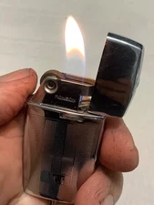 Vintage Ronson Slim Windlite - Engraved Initials (ATR) - Made in west Germany