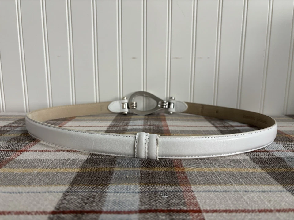 Cinturón deslizante ajustable Chico's para mujer blanco talla M/L Foto 3 de 4