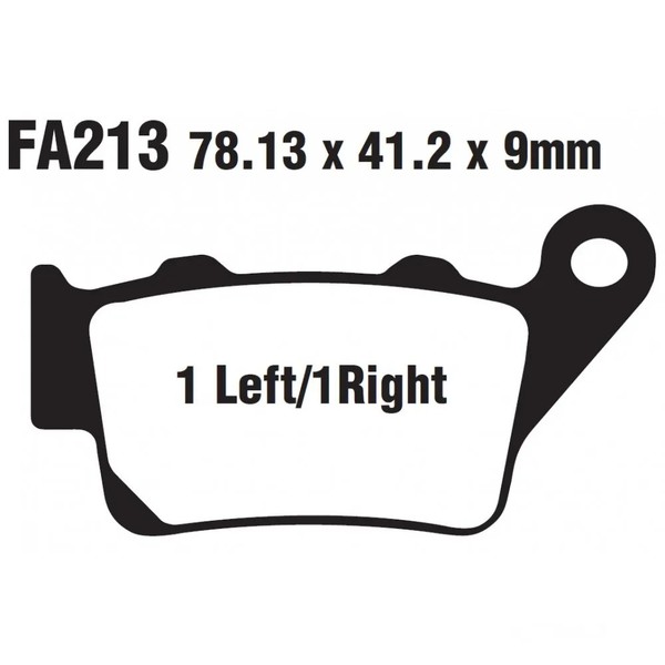 Bremsbelag BremsbeläGe Hinten Sinter HH EBC EBC FüR BMW C1 125 Bj. 2000-2004-image