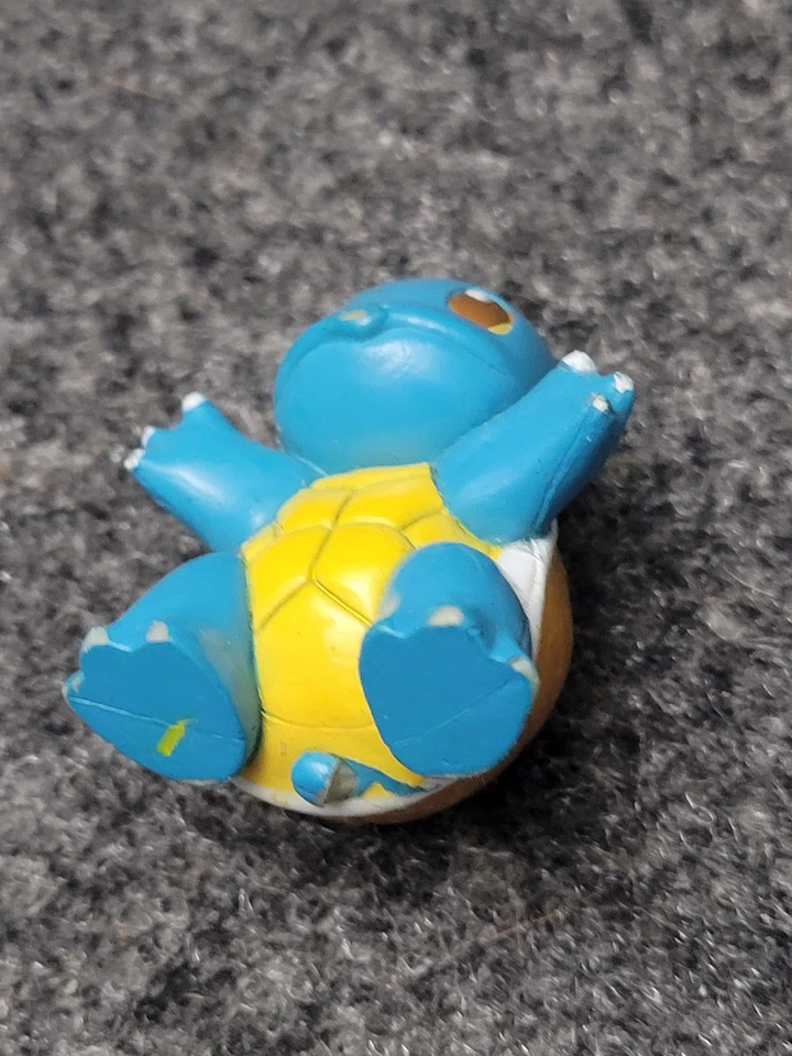 Figura de acción vintage Pokemon Squirtle Tomy años 90 tortuga PVC juguete coleccionable Foto 3 de 4