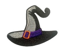 Witch Hat Halloween Iron On Patch