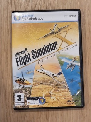 Microsoft Flight Simulator X Deluxe Edition Windows PC DVD 2006