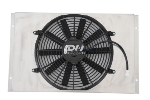 Funda de aluminio + ventilador de 14"" para 1962-1967 Chevrolet Chevy II Nova SS 2,5-5,4 L6 V8 - Imagen 4 de 7