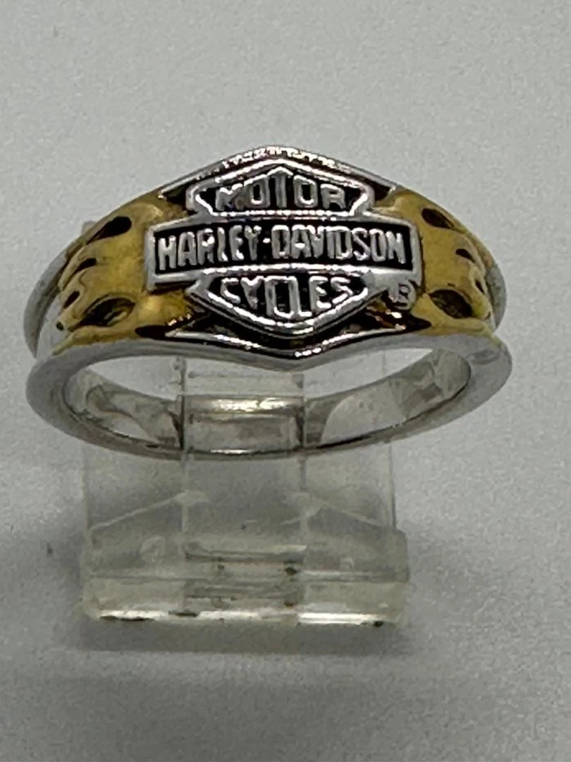Harley-Davidson Rings without Stone Sterling Silver Fine Rings for