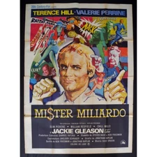 Poster Mister Miliardo Terence Hill Valerie Perrine Jackie Gleason Grusin A26