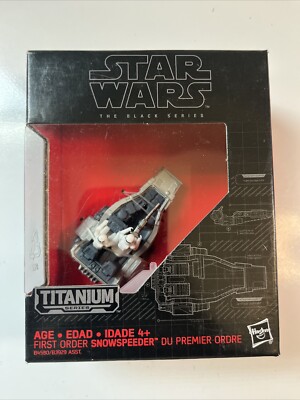 STAR WARS BLACK SERIES TITANIUM #11 FIRST ORDER SNOWSPEEDER THE FORCE AWAKENS
