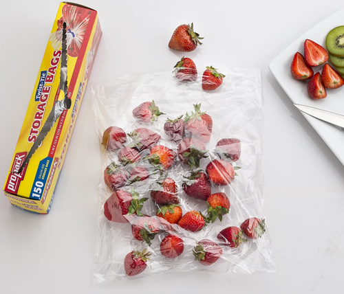 Bolsas de almacenamiento de plástico desechables ProPack con corbata giratoria original, tamaño de 1 galón - Imagen 7 de 8