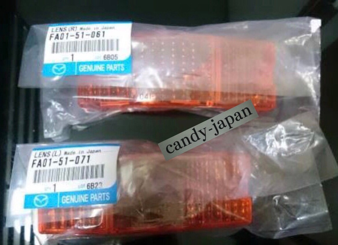 Mazda Genuine Front Comb Turn Signal Lens Right & Left Set RX7 OEM Car