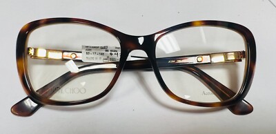 New Jimmy Choo JC204  086 Havana women eyeglasses frame with Swarovski detail