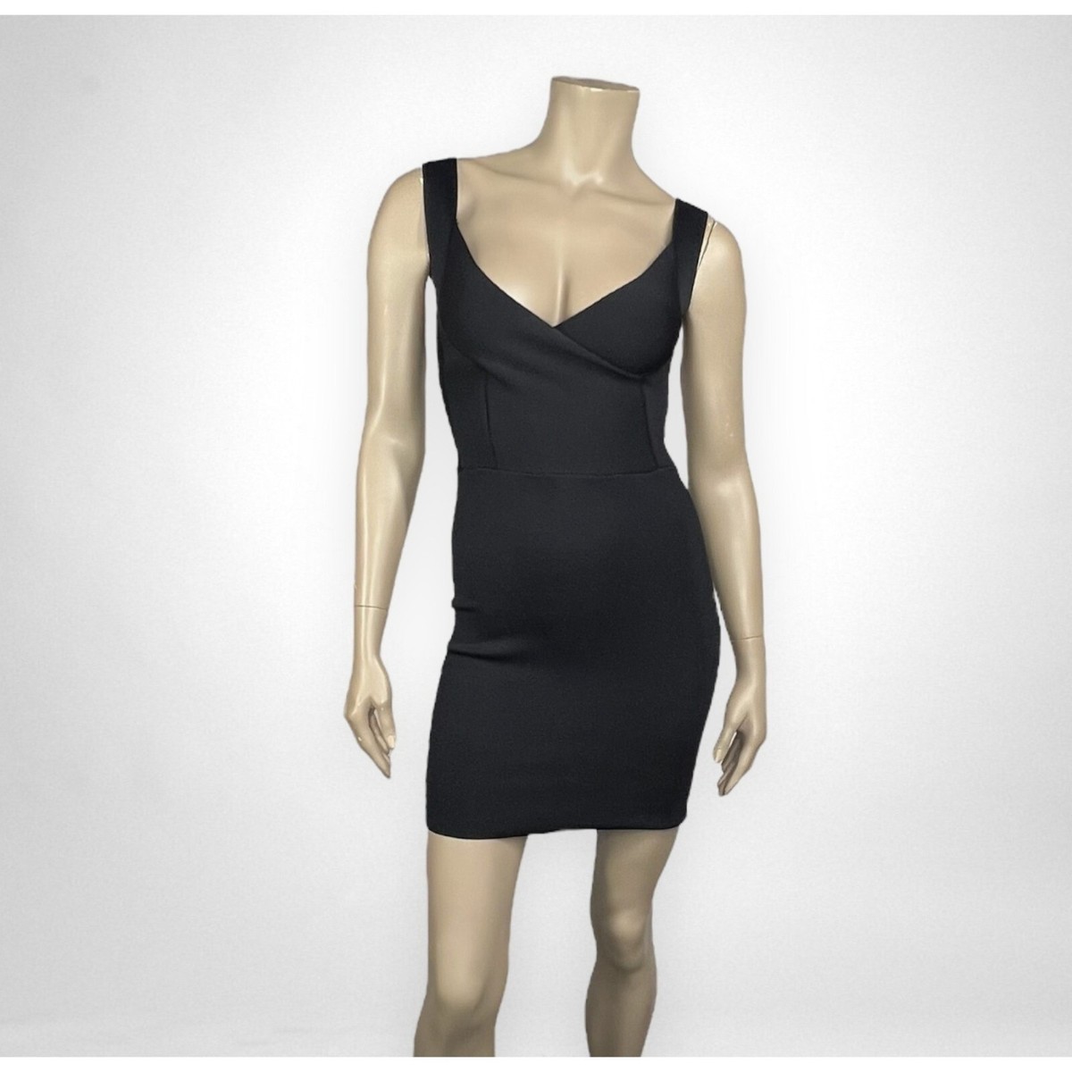 LF SEEK THE LABEL Small Black Bandage Bodycon Dress Mini Party LBD | eBay