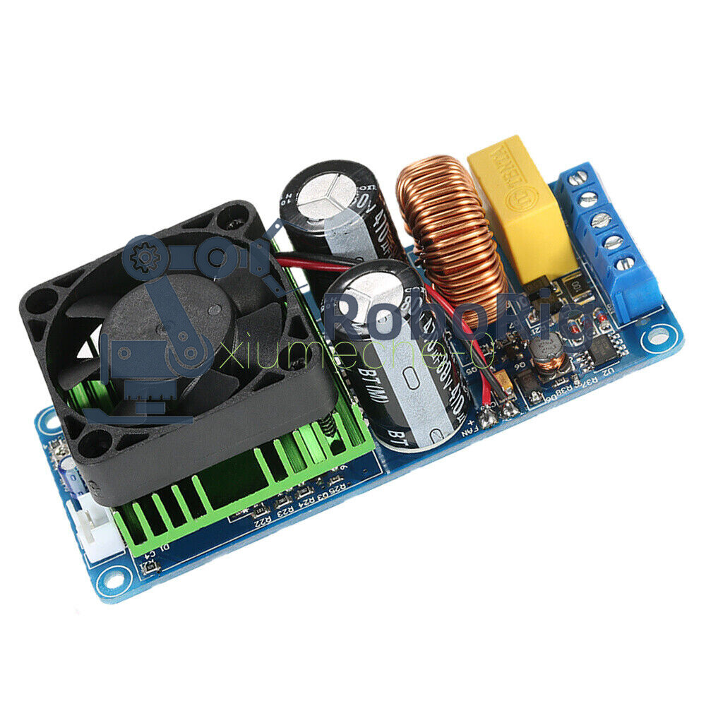 IRS2092S 500W Mono Channel Digital Amplifier Class D HIFI Power Amp Board + FAN