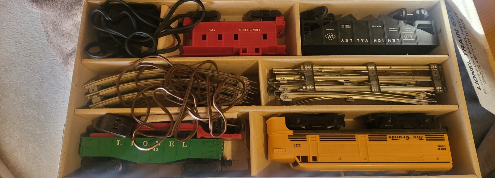 vintage lionel train set complete eBay