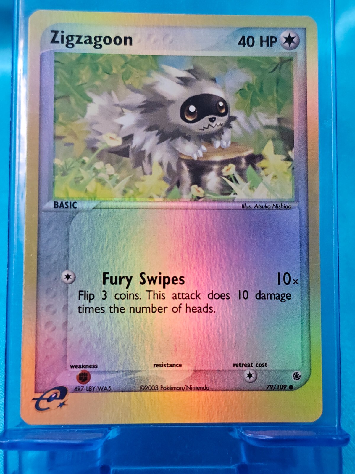 Zigzagoon 79/109 Reverse Holo NM EX Ruby & Sapphire Pokemon TCG Card