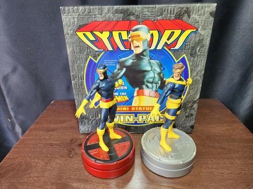 Cyclops X-Men Mini Statues Twin Pack Retro & Modern Bowen Designs Limited 4000 - Picture 1 of 13
