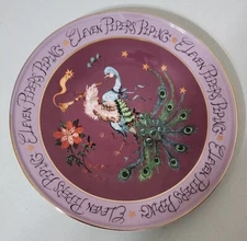 Anthropologie Phannapast Taychamaythakool 12 Days Christmas Plate 11 Pipers NEW