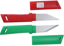 Kanetsune Kiridashi-Knife 1.57" 420J Stainless Steel With Plastic Handle KB-614