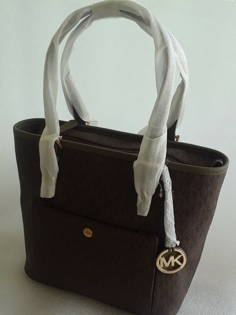 michael kors jet set medium top zip tote