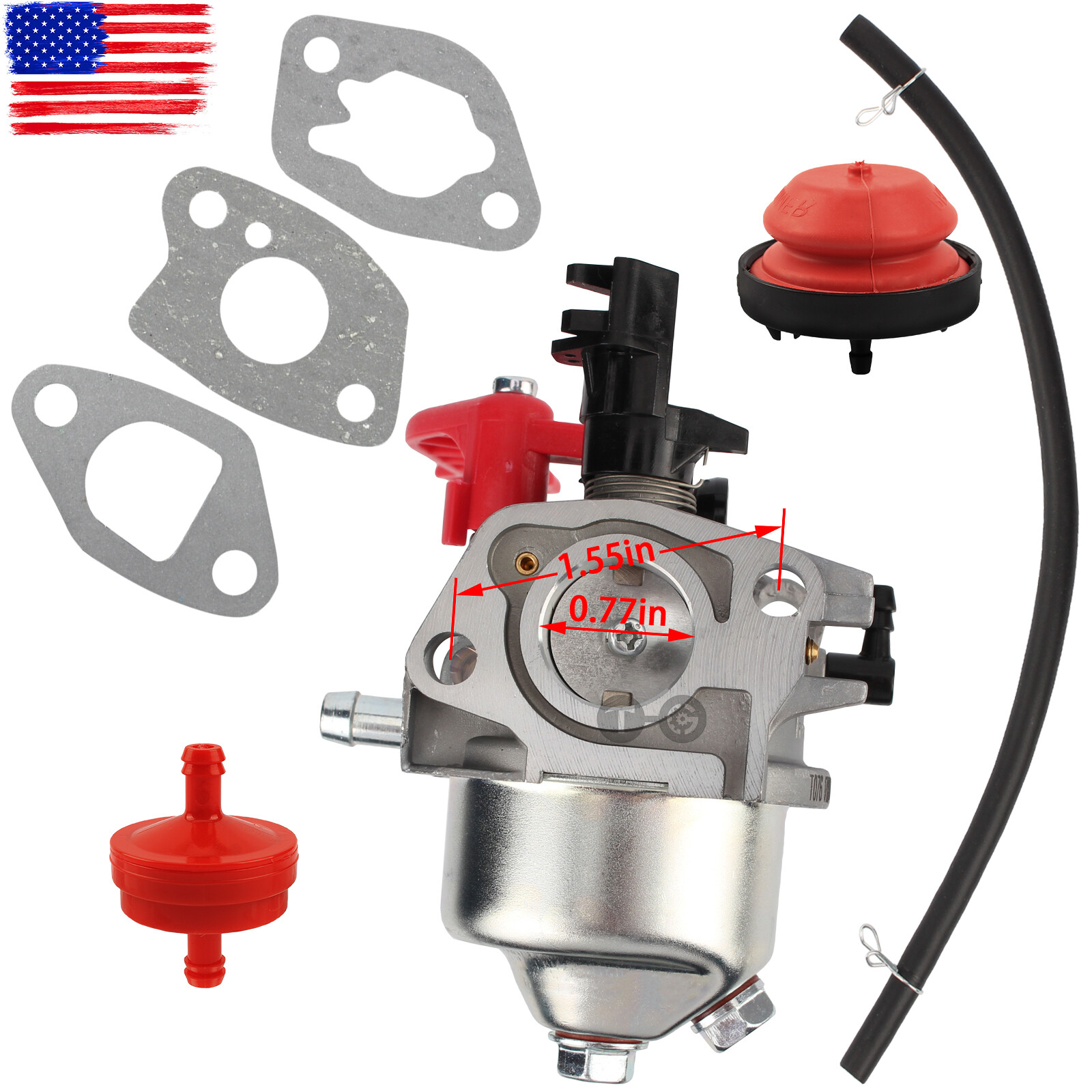 OEM HUAYI CARBURETOR ASSEMBLY FOR 824 POWER MAX SNOWTHROWER 1331534