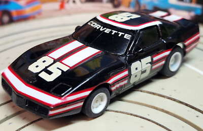 Faller AMS Racing 5678 ~~ Corvette mit Tyco Motor, 70er Jahre Spielzeug #EBS923
