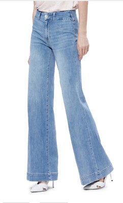 NWT Paige Premium Denim Sutton with Curved Waistband in Remedy